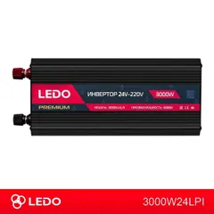 3000W24LPI LEDO Инвертор 24V-220V 3000W Premium