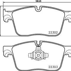 P 36 031 Brembo Колодки тормозные дисковые | перед |