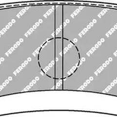 FDSE4230 Ferodo КОЛОДКИ ТОРМОЗНЫЕ ЗАДНИЕ