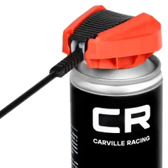 G7400654 Carville Racing Смазка CR литиевая с PTFE, белая, аэрозольная, распылитель 2 в 1, 400 мл