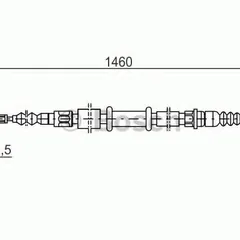 1 987 477 375 Bosch Трос стояночного тормоза