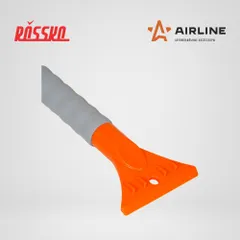AB-R-13S AIRLINE Щетка от снега и льда с распушённой щетиной, скребок, 75 см