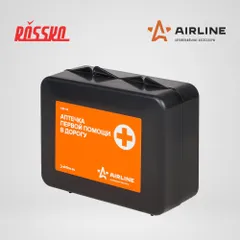 AM-04 AIRLINE Аптечка первой помощи в дорогу, пластиковый футляр, РУ №РЗН 2016 3923 от 05.04.2016