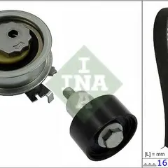 530 0592 10 INA Снят, замена 530 0592 11 Комплект ремня грм