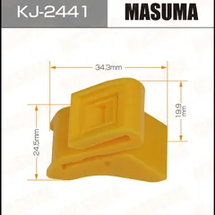KJ-2441 Masuma Клипса пластиковая