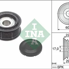 532 0854 10 INA Ролик-натяжитель навесного оборудования
