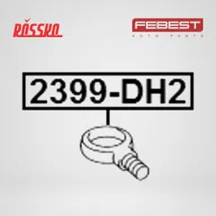 2399-DH2 Febest Крюк буксирный | прав/лев |