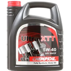 CH9701-4-E CHEMPIOIL Синтетическое моторное масло 5W-40 Ultra XTT SN CF, CH-4, A3 B4, 4 литра
