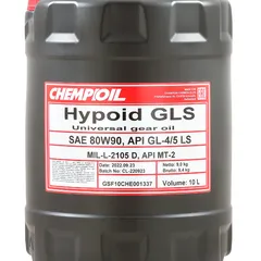 CH8802-10-E CHEMPIOIL 80W-90 Hypoid GLS GL-4/GL-5 LS/MT-1 10л (мин. транс. масло)