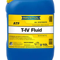 1212102010 RAVENOL Масло трансмиссионное ATF T-IV 10л (синтетика)