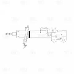 AG 30155 Trialli Амортизатор для а/м Geely Atlas (18-) 1.8i/2.4i (стойка) перед. лев. | перед лев |