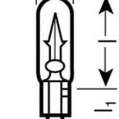 2723 Osram Лампа W2,3W 12V 2,3W W2x4.6d ORIGINAL LINE качество оригинальной з/ч (ОЕМ) 1 шт