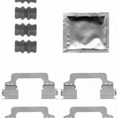 8DZ 355 204-371 Hella Комплектующие, колодки дискового тормоза