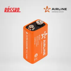 9V-01 AIRLINE Батарейка 6LR61 крона 9V щелочная 1 штука в блистере