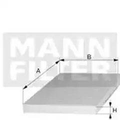 CUK 2232/1 Mann Фильтр салона угольный