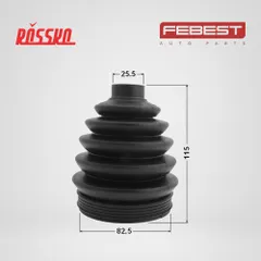 2317P-9N5 Febest Пыльник внешнего ШРУСа комплект PVC