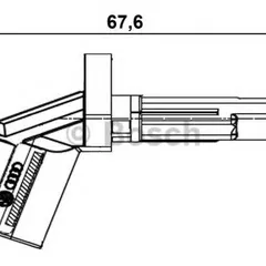 0265007930 Bosch Датчик ABS