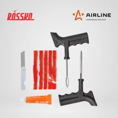 ATRK-3 AIRLINE Ремкомплект для ремонта бескамерных шин с клеем-активатором