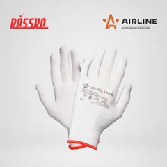 ADWG005 AIRLINE Перчатки полиэфирные L белые