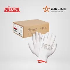 ADWG005 AIRLINE Перчатки полиэфирные L белые
