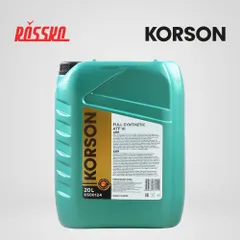 KS00124 KORSON Синтетическое автомобильное трансмиссионное масло ATF VI FULL SYNTHETIC 20л