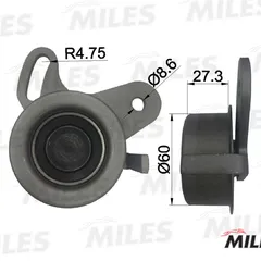 AG02003 Miles Ролик ремня ГРМ KIA RIO/HYUNDAI ACCENT/GETZ/ELANTRA 1.3-1.6