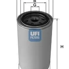 23.440.00 Ufi Фильтр масляный