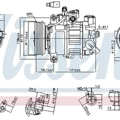 890551 Nissens Компрессор