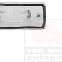 0325919 Van Wezel Фонарь освещения номерного знака | зад лев |