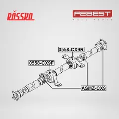 ASMZ-CX9 Febest Крестовина карданного вала 24x64