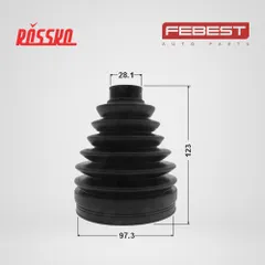 0217P-J32 Febest Пыльник шрус наружный комплект pvc 97.3x123x28.1 | прав/лев |