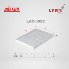 LAC-055C LYNXauto Угольный фильтр салона