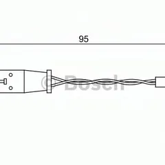 1 987 473 070 Bosch Датчик износа тормозных колодок
