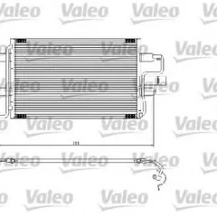 817244 Valeo Радиатор кондиционера
