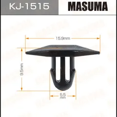 KJ-1515 Masuma Клипса пластиковая