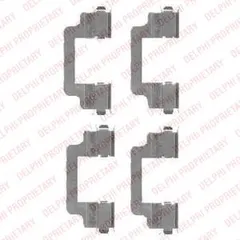 LX0454 Delphi Комплектующие, колодки дискового тормоза
