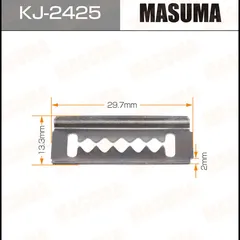 KJ-2425 Masuma Клипса пластиковая