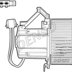 DEA02009 Denso Электродвигатель отопителя