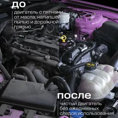 110385 Grass Очиститель для внешних поверхностей двигателя, 600 мл, Engine Cleaner