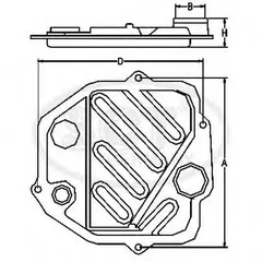 SG 1034 SCT Germany Фильтр АКПП