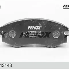 BP43148 Fenox Колодки тормозные дисковые | перед прав/лев |