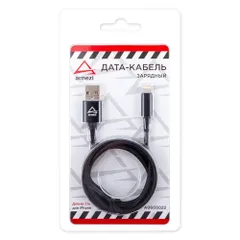 A0605022 ARNEZI Дата-кабель зарядный Lightning/USB (1 м) iPhone 6/7/8/X Черный