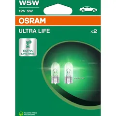 2825ULT-2BL Osram Комплект ламп W5W 12V 5W W2.1x9.5d ULTRA LIFE 4 года гарантии 2шт.(1к-т)
