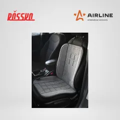 ADHC016 AIRLINE Накидка с подогревом на переднее сиденье 12 В, 35, 45 Вт, 100x50 см, искусственный мех, черная