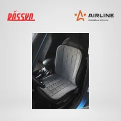 ADHC016 AIRLINE Накидка с подогревом на переднее сиденье 12 В, 35, 45 Вт, 100x50 см, искусственный мех, черная