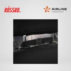 ADHC016 AIRLINE Накидка с подогревом на переднее сиденье 12 В, 35, 45 Вт, 100x50 см, искусственный мех, черная