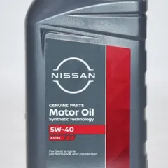 KE900-90032 Nissan Моторное синтетическое масло Motor Oil 5W-40, 1 литр, KE90090032R