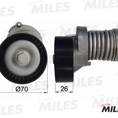 AG00086 Miles Натяжитель ремня приводного AUDI A2/GOLF 4/BORA 1.4-1.6