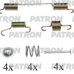 PSRK0207 PATRON Комплект монтажный тормозных колодок барабанных LAND ROVER: DEFENDER (LD) 90-, DEFENDER STATION WAGON (LD) 90-, DEFENDER ПИКАП (LD_) 95-, DISCOVERY I (LJ, LG) 89-98 , DISCOVERY II (LJ, L