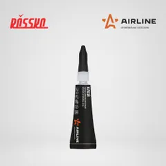 ADGC007 AIRLINE Клей супер цианакрилатный EXTRA STRONG, 1 шт., 3 гр., блистер на подложке